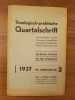 theologisch praktische Quartalschrift n 3 Linz a d donau 1937. 