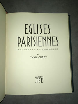 Reliure PARIS A TRAVERS LES SIECLES EGLISES PARISIENNES PARIS IMPREVU. undefined