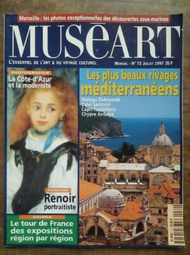 Muséart n72 Juillet 1997 L'essentiel de l'art du voyage culturel. undefined