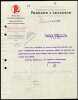 Facture PANHARD et LEVASSOR Moteurs Voitures Automobiles Machines Outils. 