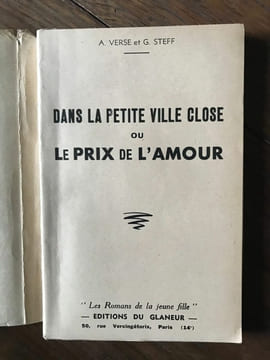 A VERSE et G. STEFF - DANS LA PETITE VILLE CLOSE ου LE PRIX DE L'AMOUR. undefined