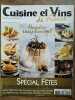 Cuisine et Vins de France Nº 89 décembrejanvier 2002. 