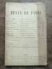 La Revue de Paris n 17 1er Septembre 1929. 