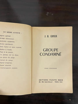 j b Cayeux Groupe Condamné Fleuve Noir espionnage. undefined
