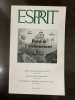 Revue Esprit Octobre 2001. 