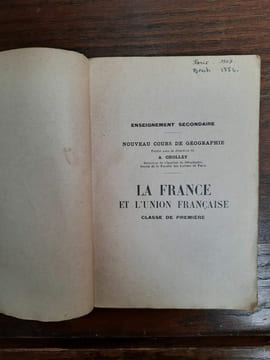 Géographie Classe de Première La France et L'Union Française. undefined