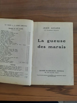 Jean Alcard La gueuse des marais flammarion. undefined