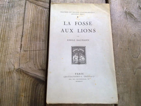 La fosse aux lions g crès c. Emile Baumann