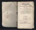 Annuaire statistique du Département des VOSGES pour 1829. CHARTON Charles