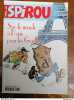 Spirou n3432 Sac de nœuds &agrave; Paris pour les gorilles. POUR