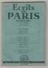 ECRITS DE PARIS No 88 Février 1952 Michel Dacier Jean Pleyber. 
