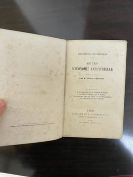 Cours d'Economie Industrielle Librairie hachette. Evariste Thévenin