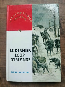 Elona Malterre Le dernier loup d'Irlande Rouge et or. undefined