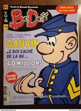 BoDoï n61 Cauvin Le Roi Caché de la BD Mars 2003. undefined