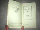 Plaquette BONHEUR 1960 Librairie Hachette VOEUX 1961 5000ex 4 pages. 