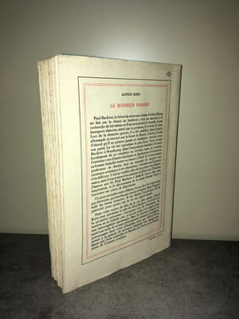 LE BONHEUR FRAGILE roman Nrf Gallimard BC4B. Alfred Kern