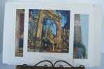 Ville de NANCY Lot de 4 planches couleurs sous chemise par Ch. André Bonnet. 
