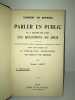 Emile Amet COMMENT ON APPREND A PARLER EN PUBLIC Henri Jouve DISCOURS. 