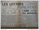 Peynet-Effel. Les Lettres Françaises N°23 30 Septembre 1944 (Paulhan