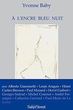 A l'encre bleu nuit. Baby Yvonne