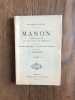 Nouvelle édition manon opera-comique en cinq actes six tableaux. J. Massenet