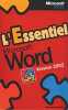 L'Essentiel Microsoft Word Version 2002. Microsoft Corporation