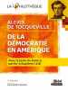 De la démocratie en Amérique Tocqueville: Avec le texte du tome II partie I (chapitre 1 à 8). Fridoux Dalibor