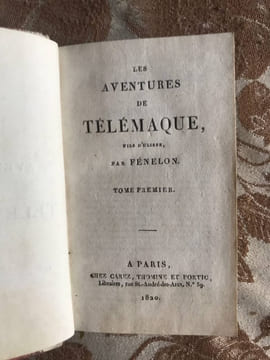 Les aventures de télémaque fils d'ulisse PAR FENELON TOME PREMIER. undefined