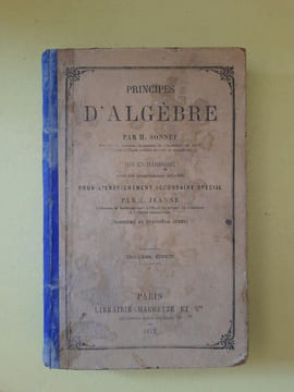 Principes d'Algebre. H. Sonnet