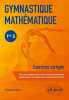 Gymnastique math&eacute;matique - Premi&egrave;re S. Petit Thomas