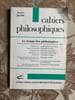 Cahiers philosophiques - Hors S&eacute;rie juin 1993. 