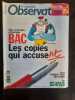 Observateur - Nº 1546 : BAC: Les copies qui accuse / Juin 1994. 