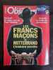 Observateur - Nº 1537 : Les francs maçons et mitterrand l'histoire secrète / Avril 1994. 
