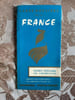 Carte routi&egrave;re de la France. 