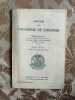 MÉMOIRES DE L'ACADÉMIE DE CHIRURGIE tome 85. - N 6 et 7. 