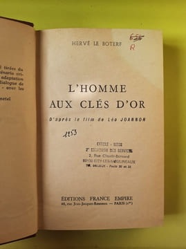 L'homme aux cles d'or. Hervé Le Boterf