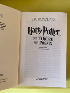 Harry Potter - Et l'Ordre du Phénix