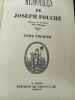 Mémoires de JOSEPH FOUCHE 1 et 2. 
