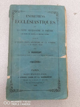 Entretiens Ecclésiastiques. A. Barrillot