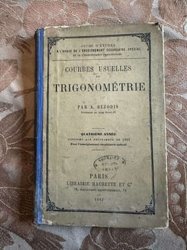 Courbes usuelles et trigonométrie. A. Bezodis