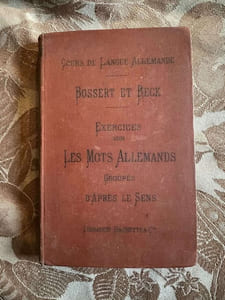 Exercices sur les mots allemands groupés d'apres le sens