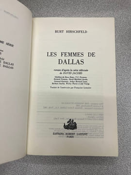 Les femmes de dallas. Burt Hirschfeld