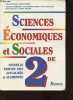 SCIENCES ECONOMIQUES ET SOCIALES 2NDE. Edition 1997. Collectif  Cohen Albert