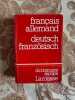 Français allemand - deutsch französisch. 