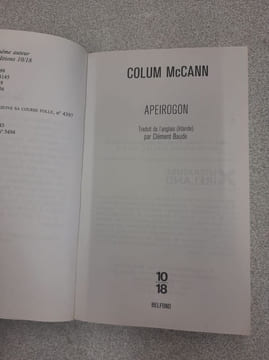 Apeirogon. Colum McCann