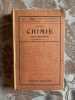 Chimie BREVET ELEMENTAIRE - PROGRAMMES DE 1920. Ed Escal