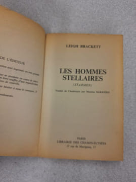 Les hommes stellaires. Leigh Brackett