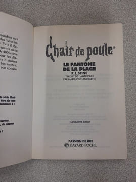 Le fantôme de a plage. R. L. Stine
