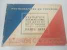 Photographies en couleurs - Paris1937 - Rare. 
