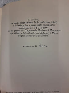 Des souris et des hommes - Exemplaire N°1384